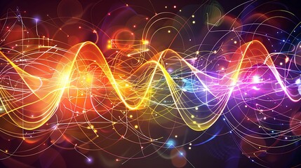 Educational diagram explaining the relationship between wavelength frequency and energy in the electromagnetic spectrum using diagrams and formulas to illustrate electromagnetic wave characteristics