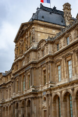 Fototapeta premium Louvre museum architecture