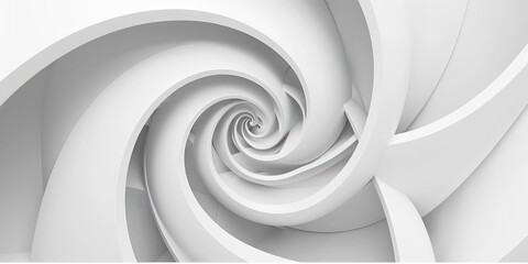 Fototapeta premium White Abstract Background - AI Generated