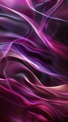 Obraz premium Abstract waves of pink and purple light