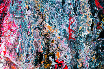 expressive multi-colored background in a modern interior. Psychology of perception