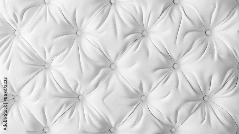 Poster White orthopedic mattress with ample text space hypoallergenic foam for spine alignment and pressure relief Top view backdrop