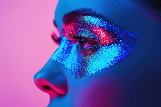 Discover a world of possibilities with cyber cosmetics, embracing innovation and personalized beauty, with room for text to capture attention in the digital realm