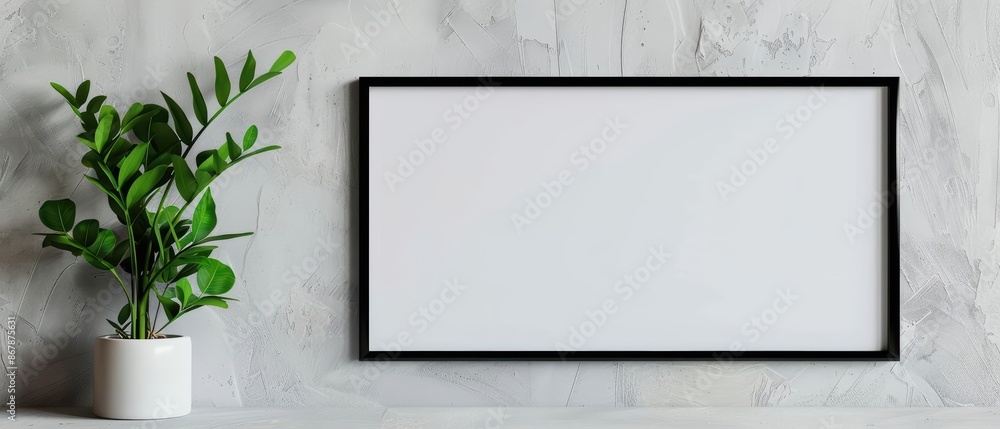 Poster discover the power of minimalism with an empty poster frame