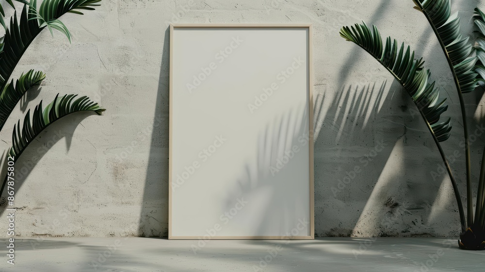 Poster elevate your message with an empty poster frame, where simplicity becomes the backdrop for your impa