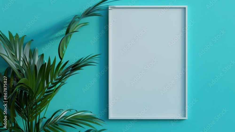 Poster elevate your message with an empty poster frame, where simplicity becomes the backdrop for your impa