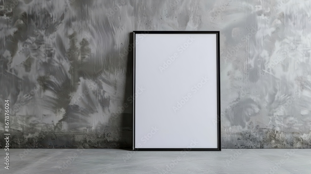 Poster embrace the blank canvas of an empty poster frame, where every stroke of your message becomes a stro