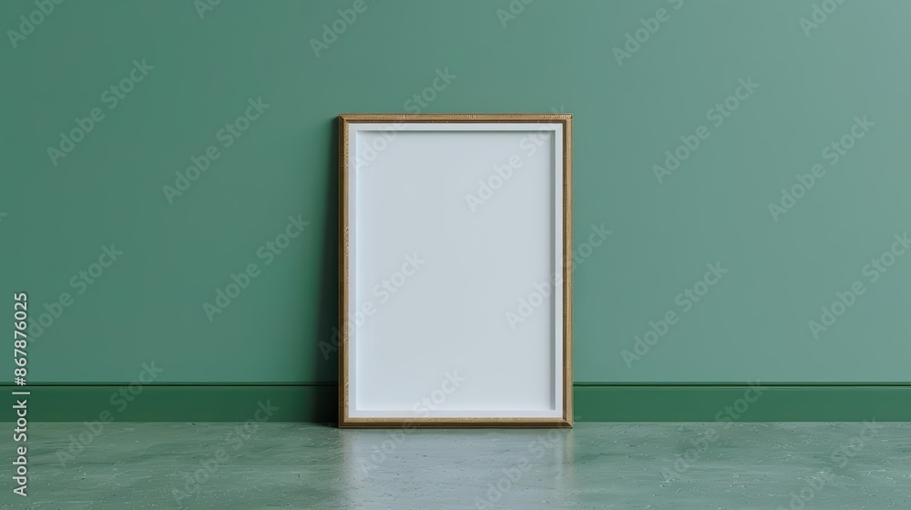 Poster embrace the blank canvas of an empty poster frame, where every stroke of your message becomes a stro