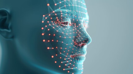 Facial recognition, biometric authentication for security system.