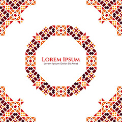 Oriental Ornament Design for Islamic Theme, Specially for Ramadan, Eid Greeting, or Wedding Invitation