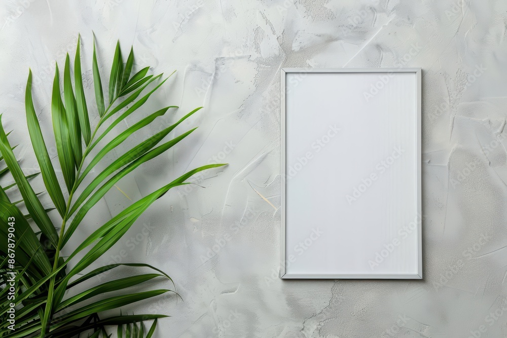 Poster step into a world of endless possibilities with an empty poster frame, an invitation for your imagin