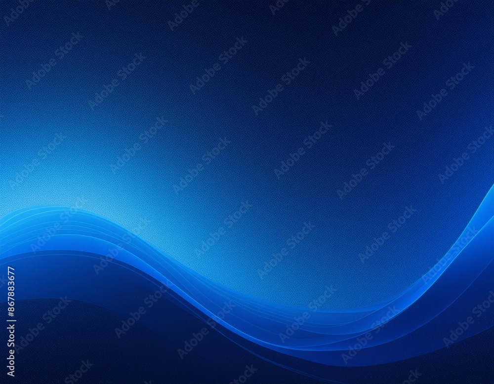 Aufkleber blue gradient background grainy glowing blue light on dark backdrop noise texture effect banner head