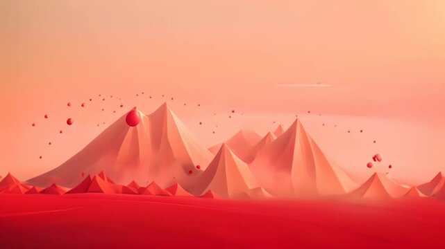 red and white background