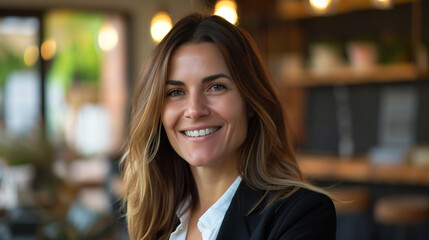 Obraz premium Professional Corporate Business Smiling Woman Medium shot Stock Images