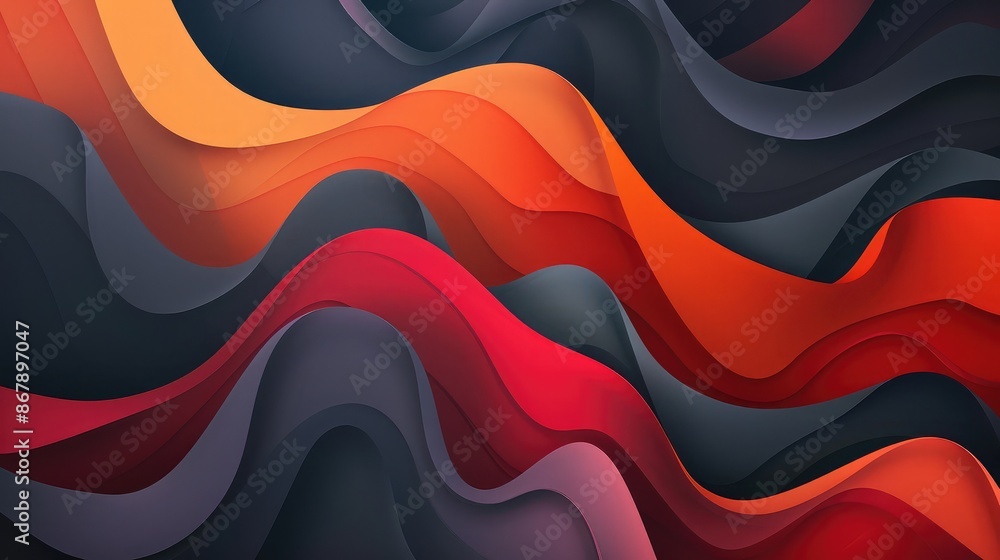 Poster modern abstract background with overlapping shapes and subtle gradients.
