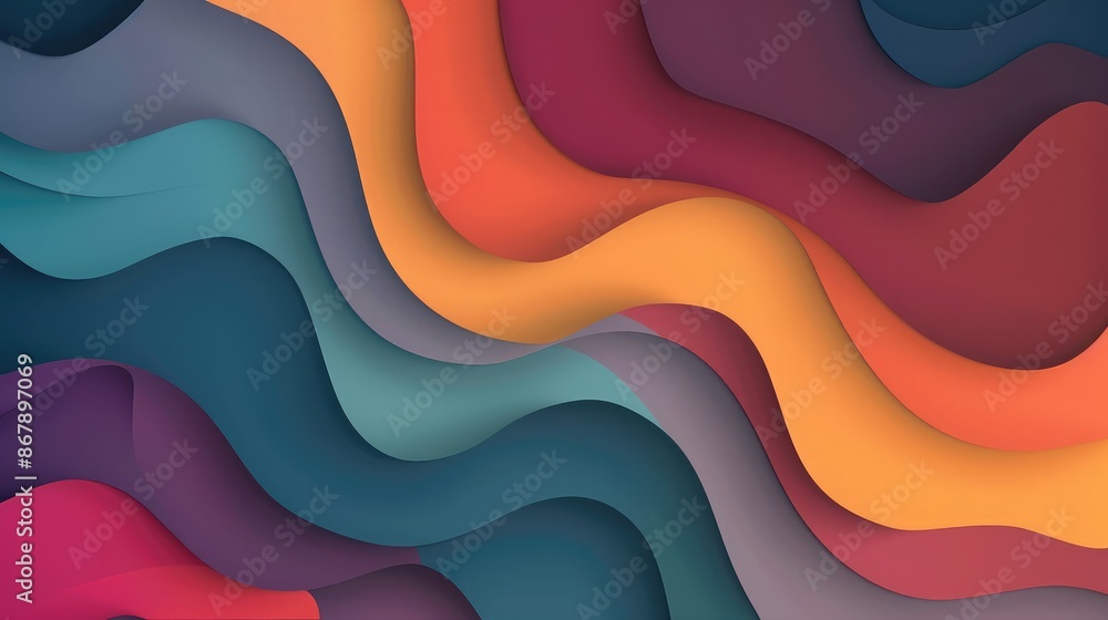 Poster modern abstract background with overlapping shapes and subtle gradients.