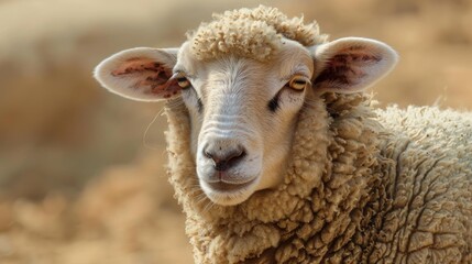 Obraz premium Sheep s head in close up view Jordan