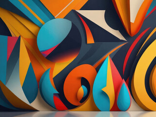 Obraz premium Holographic neon background. Liquid wavy abstract gradient.