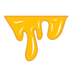 vector illustration of dripping honey