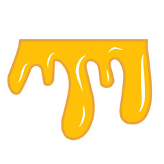 vector illustration of dripping honey