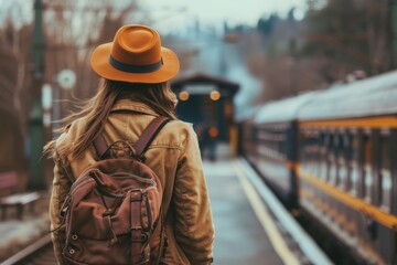 Fototapeta premium Travel, People Traveling, Adventure