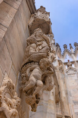 Zdobienia katedry Duomo w Mediolanie © Grzegorz