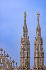 Zdobienia katedry Duomo w Mediolanie © Grzegorz