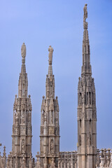 Zdobienia katedry Duomo w Mediolanie © Grzegorz