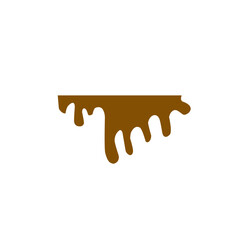 dripping chocolate vector illustration
