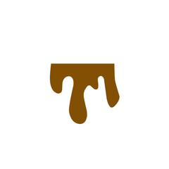 dripping chocolate vector illustration
