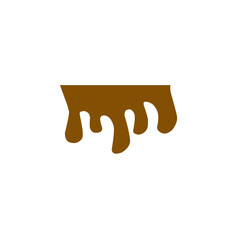dripping chocolate vector illustration