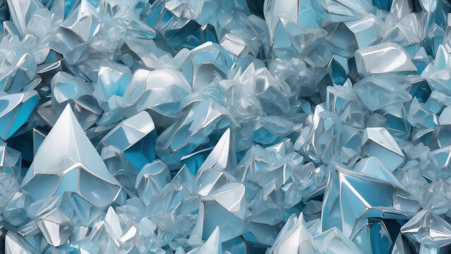 crystals, ice,abstract, abstract, wallpaper, screen saver, digital, background, computer, display, art, abstractionism
