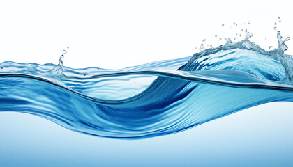 Fluid dynamics captured in a high-resolution image showcase the beauty of water in motion