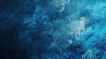 Elegant Blue Grainy Gradient Background with Smooth Texture and Blurry Abstract Design