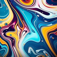 Abstract fluid background with liquid texture