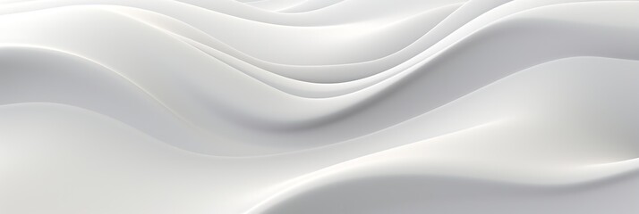 White abstract background with wavy lines