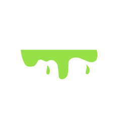 green liquid drop vector illustration