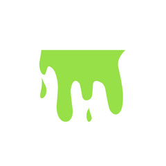 green liquid drop vector illustration