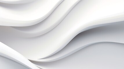 Abstract white background with smooth lines