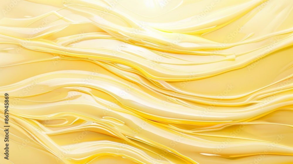 Poster a macro view of glistening, golden honey as it swirls and drips, creating a beautiful abstract backg