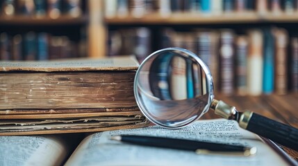 Investigative journalist researching story leads in a modern office setting, analyzing data on a laptop, reviewing documents, and making notes to uncover important information 