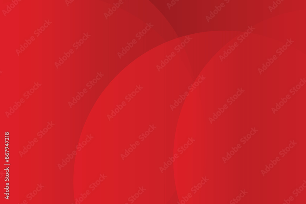 Poster red abstract background dynamic shapes composition