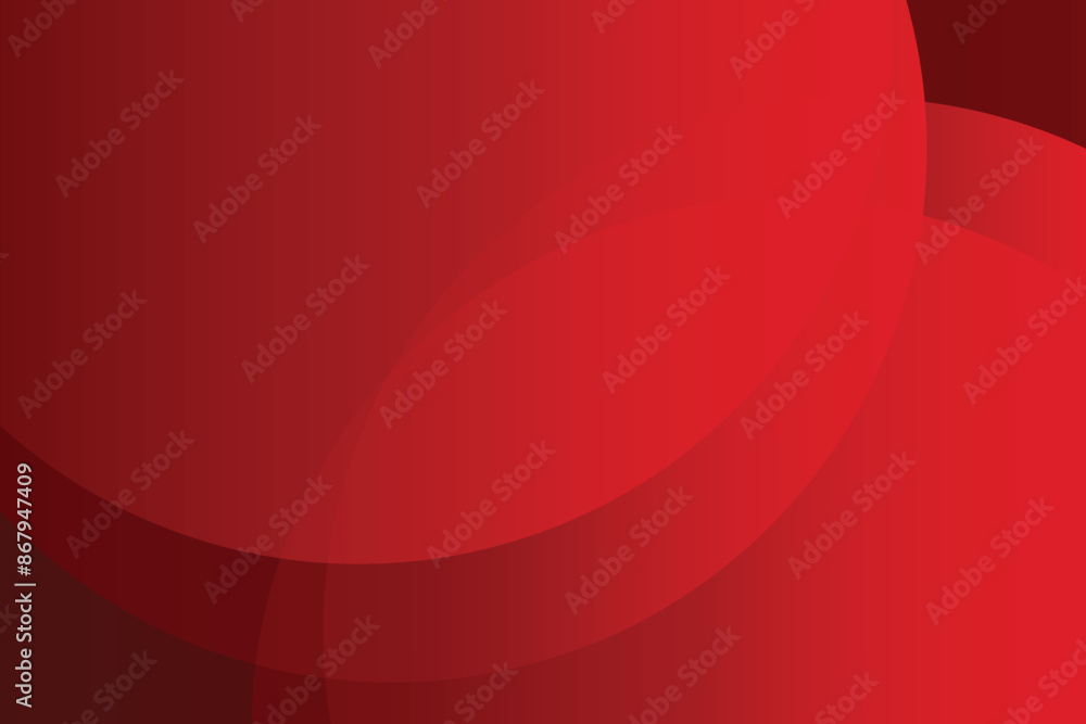 Poster red abstract background. dynamic shapes composition design