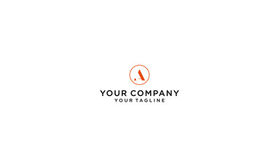 business logo design letter A