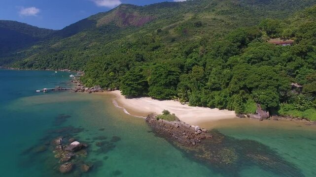 Sobrado Beach, Saco do Mamangu&aacute; - Paraty, Rio de Janeiro, Brazil