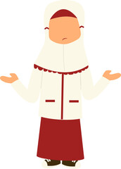 Indonesian elementary student confused