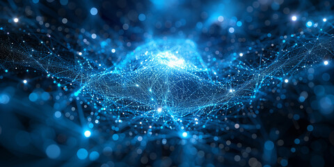 Technology background for technology processes, neural networks, AI, data transfer, encryption, digital archives, audio and visual presentations, science, education, medical imaging, virtual reality