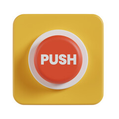 Push Button 3D Icon