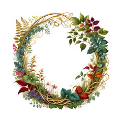 Flower Border Premium Transparent Background