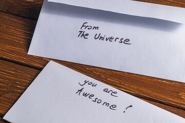 Spiritual message in the mail